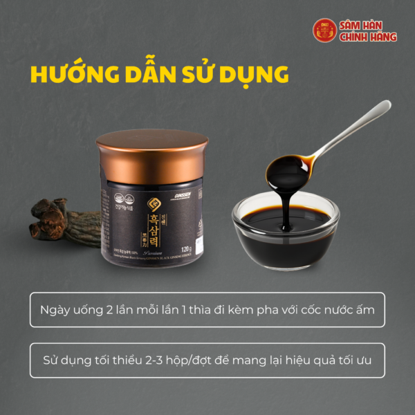 Cao hắc sâm 120g (7mg/g) – Daedong