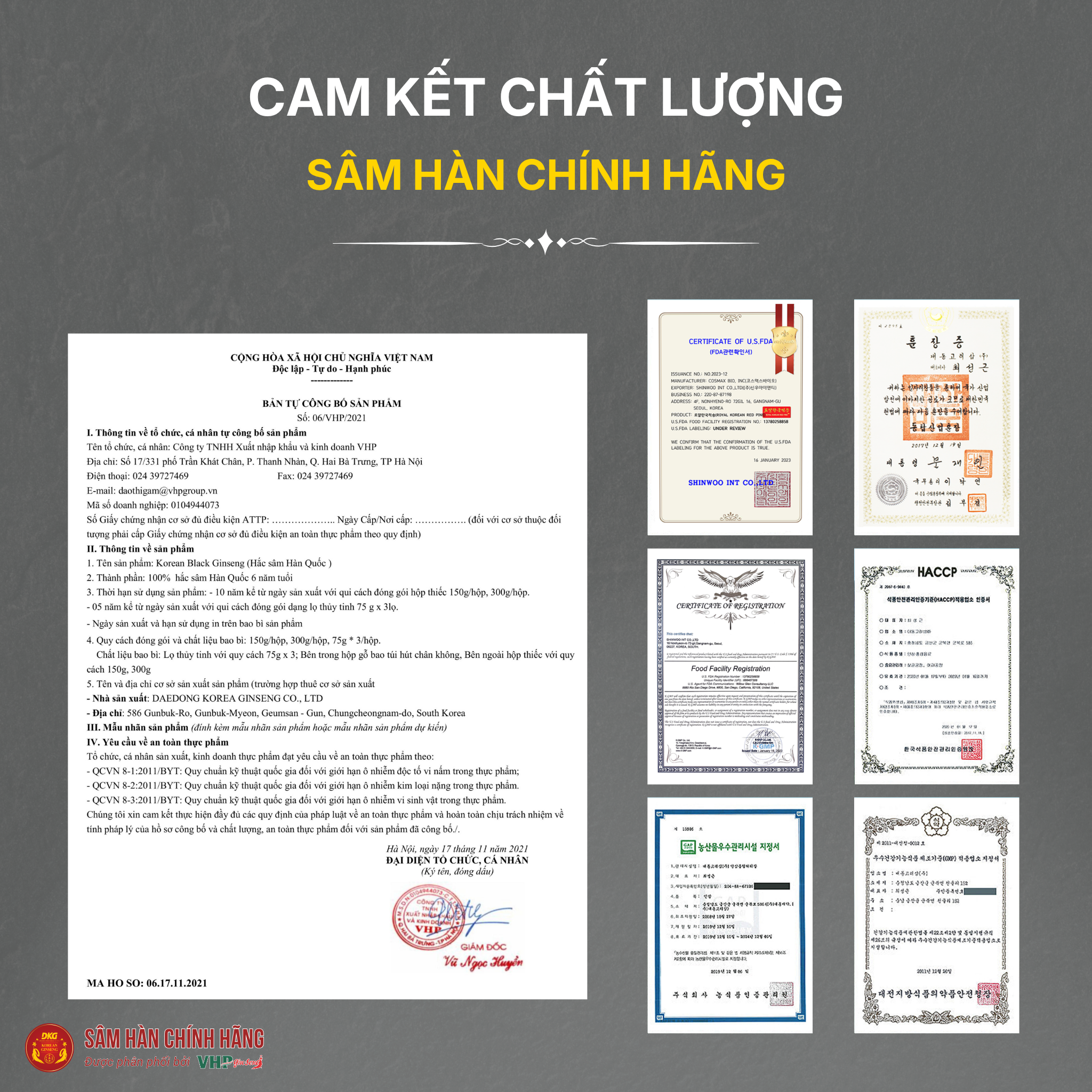 Hắc sâm củ khô Hàn Quốc 150g 3 Hắc sâm Hàn Quốc (Korean black ginseng 6Y 16-25 Root) Dạng củ 150g/hộp