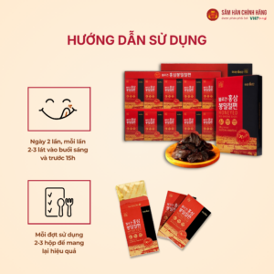 Hồng sâm lát mật ong Hàn Quốc (Honeyed Red Ginseng Slices) 20g*10gói/hộp