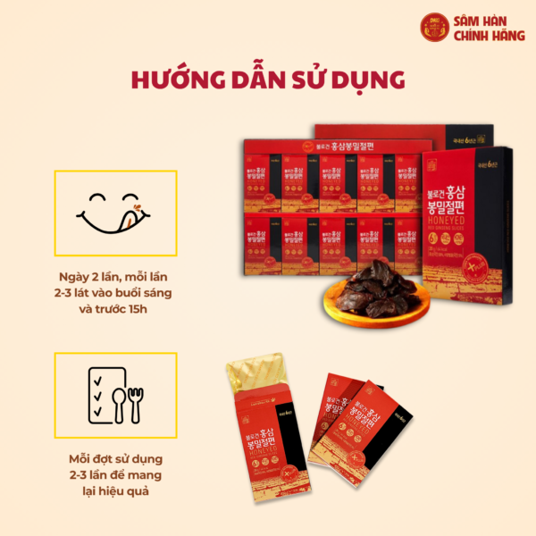 Hồng sâm lát mật ong Hàn Quốc - DKG