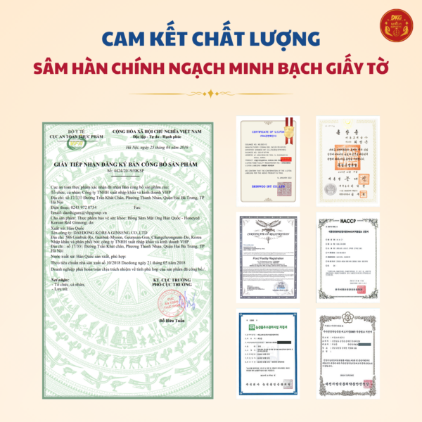 Hồng sâm mật ong Hàn Quốc
