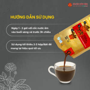 Nước hắc sâm Hàn Quốc ( Korean Black Ginseng) 20ml*90gói/hộp