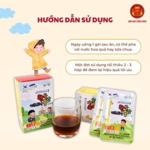 Hồng sâm trẻ em 6-13 tuổi (20ml*30 gói) - Daedong