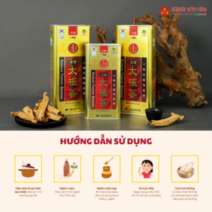 Thái cực sâm củ khô Hàn Quốc (Korean Taekuk Ginseng - 30 Root) 600g/hộp