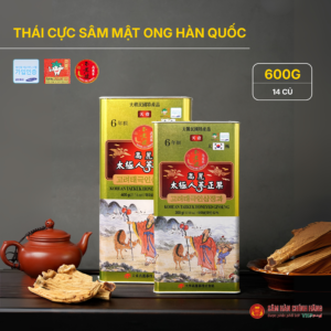 Thái cực sâm mật ong Hàn Quốc (Korean Taekuk Honeyed Ginseng) 600g/hộp