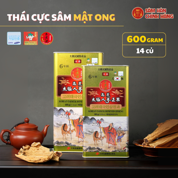 Thái cực sâm mật ong 600g (Thiên sâm) - Daedong