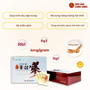 Trà hồng sâm 4mg/g (3g*100) - Daedong