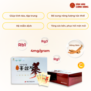 Trà hồng sâm 50 gói