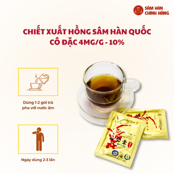 Trà hồng sâm 50 gói