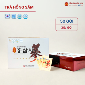 Trà Hồng Sâm (Korean Red Ginseng Tea) Hàn Quốc 3g*50gói/hộp
