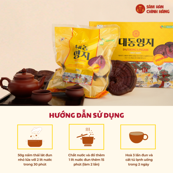 Nấm Linh Chi 500g - Daedong