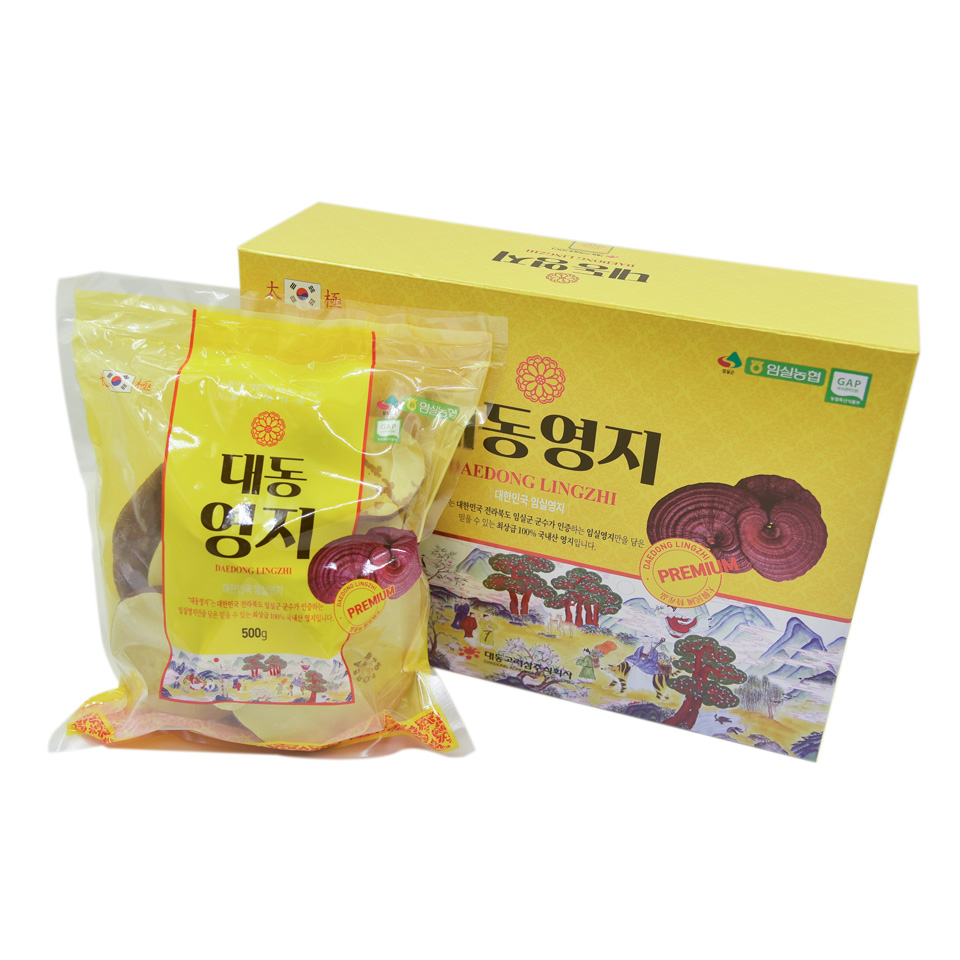 Nấm linh chi nguyên tai hộp 1000gram - Daedong Korea Ginseng Co.,Ltd.