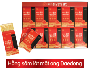 Hồng sâm thái lát mật ong Daedong1