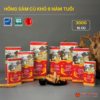 Hồng sâm củ khô 6 năm tuổi (Korean Red Ginseng 6Y 10 Root) 300g/hộp