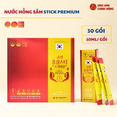 Korean Red Ginseng Stick Premium (10ml x 30 stick) - Daedong