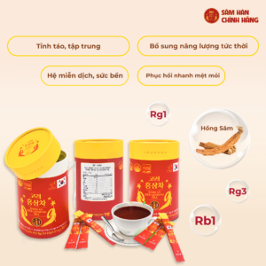 Trà hồng sâm stick