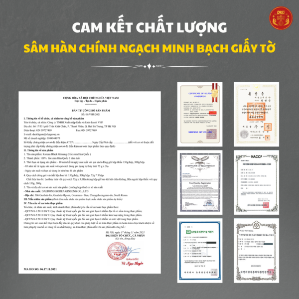 Hắc sâm Hàn quốc dạng củ 150g - Daedong