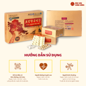 Royal Korean Red Pine – Thông đỏ hoàng gia Hàn Quốc 60v (hộp nhỏ)