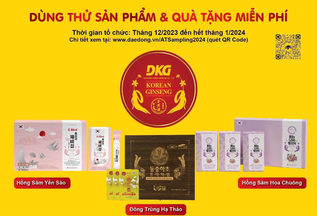 Dùng thử & tặng quà miễn phí - AT Sampling 2024