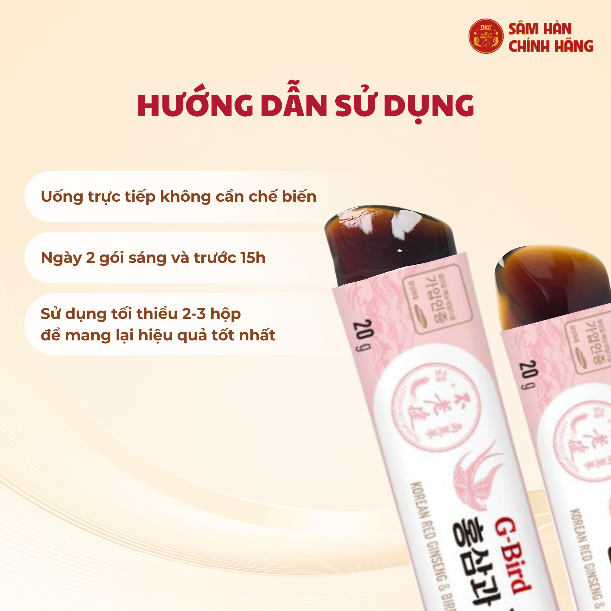 Hồng sâm yến sào G-BIRD DKG - 2 Hồng sâm yến sào G-BIRD DKG