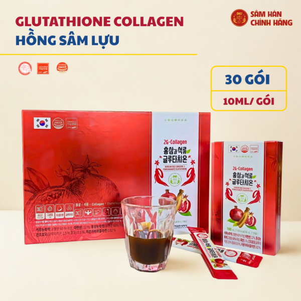 Glutathione Collagen Hồng Sâm Lựu
