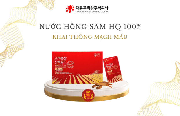 Nước hồng sâm HQ nguyên chất - Cân bằng huyết áp, vững vàng mỗi ngày