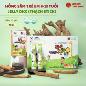 Hồng sâm trẻ em (baby) Hàn Quốc 2-5 tuổi Jelly DKG (thạch stick)