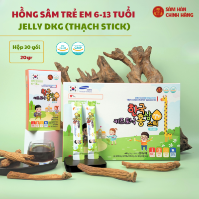 Hồng sâm trẻ em (baby) Hàn Quốc 2-5 tuổi Jelly DKG (thạch stick)