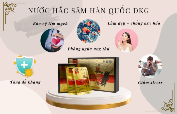 Lợi ích của nước hắc sâm Hàn Quốc Daedong