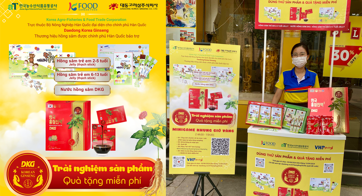 AT Sampling 2024b - VHP Ginseng - 78 Trần Hưng Đạo, Hoàn Kiếm, HN