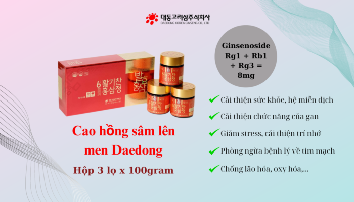 Bí Mật Sức Khỏe Đằng Sau Cao Hồng Sâm Lên Men DKG