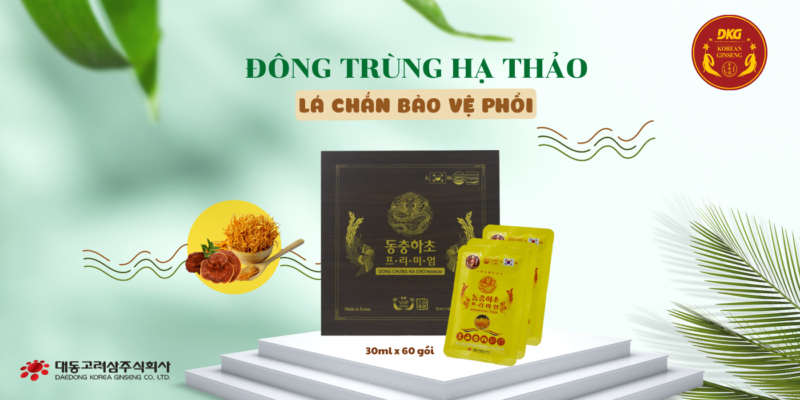 Nước đông trùng hạ thảo DKG - Báu vật của mẹ thiên nhiên