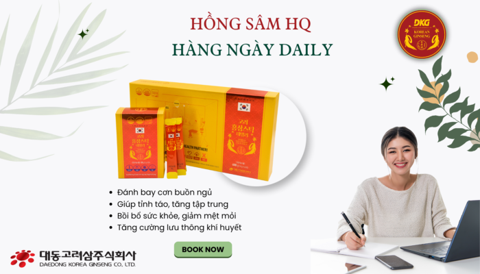 Hồng sâm Hàn Quốc Daily Daedong: Năng lượng mỗi ngày, tươi trẻ từng giây