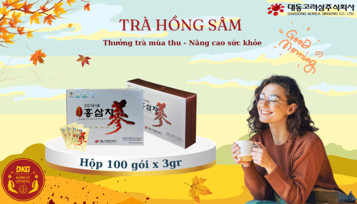 Trà hồng sâm - Hương vị truyền thống, phong cách hiện đại