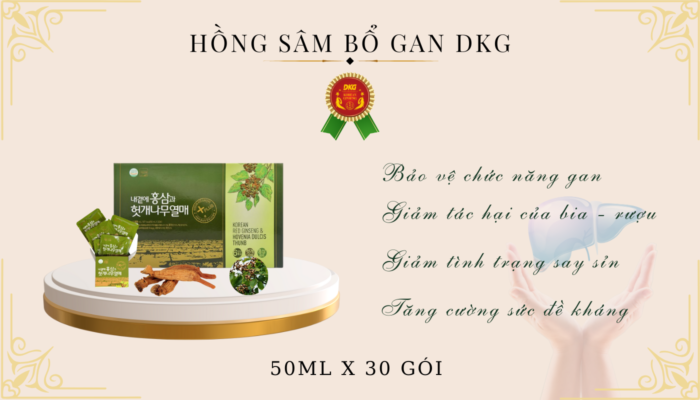 Hồng sâm bổ gan: Giải độc gan, bảo vệ lá gan vàng