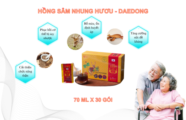 Hồng sâm nhung hươu DKG - Năng lượng sống, tuổi trẻ bất tận.