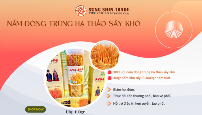 Đông trùng hạ thảo: Lá chắn vàng bảo vệ sức khỏe gia đình trước thời tiết giao mùa