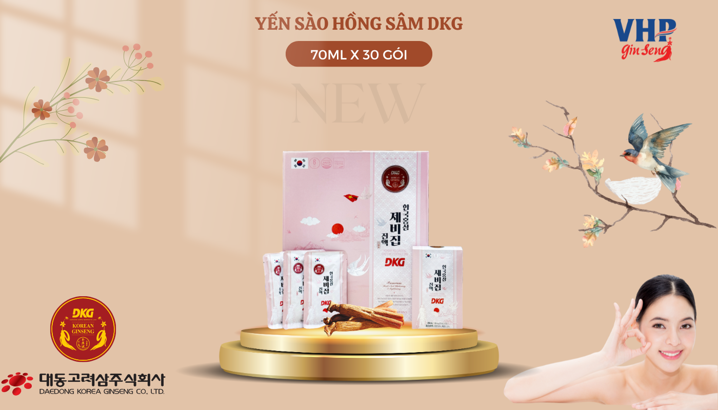 Ra Mắt Sản Phẩm Yến Sào Hồng Sâm DKG: Bí Quyết Vàng Cho Sức Khỏe Toàn Diện! Ra Mắt Sản Phẩm Yến Sào Hồng Sâm DKG: Bí Quyết Vàng Cho Sức Khỏe Toàn Diện!