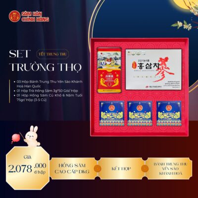 Set quà Trường Thọ - Quà tặng Trung Thu ý nghĩa