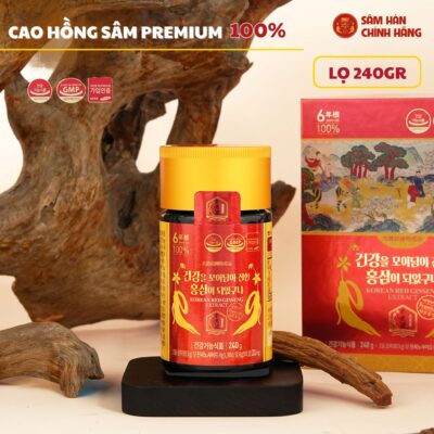 Cao hồng sâm Hàn Quốc 240g - 7mg/g (New) - Daedong