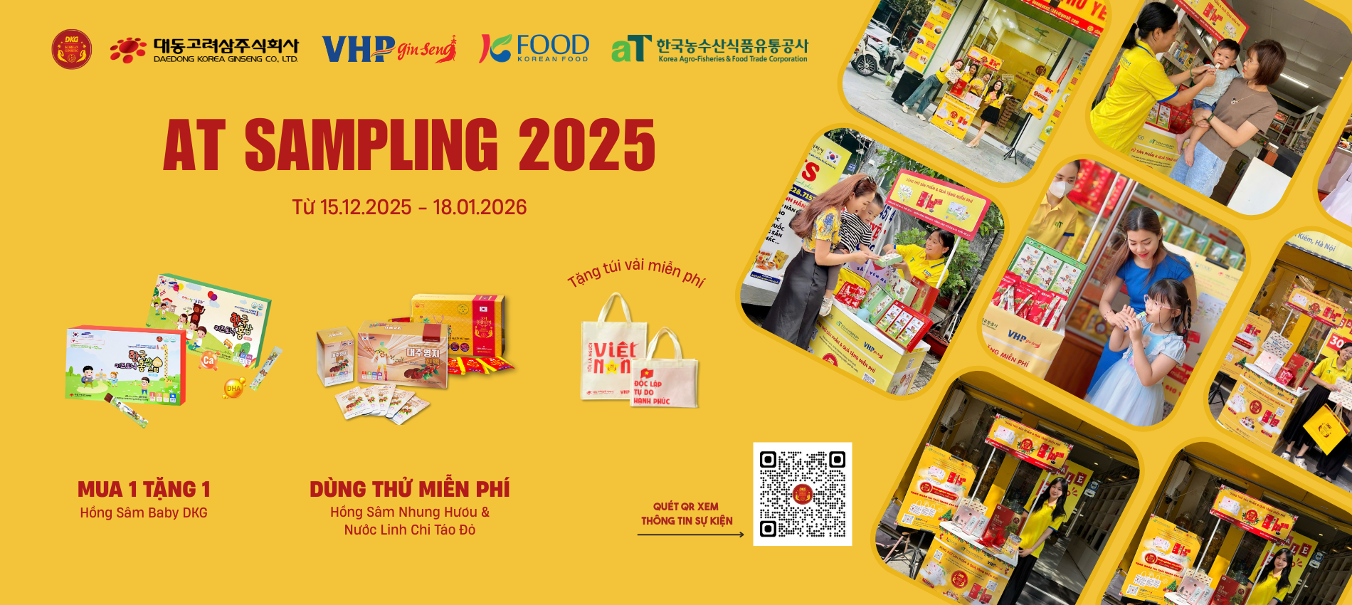 At Sampling 2025 - Chương trình dùng thử sản phẩm miễn phí lớn nhất của chính phủ Hàn Quốc
