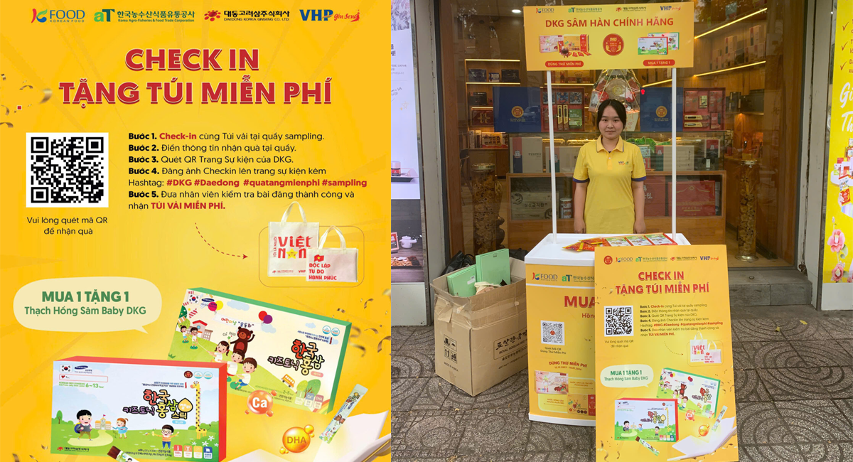 At Sampling 2025 - Nhân sâm đại sứ quán Hàn Quốc