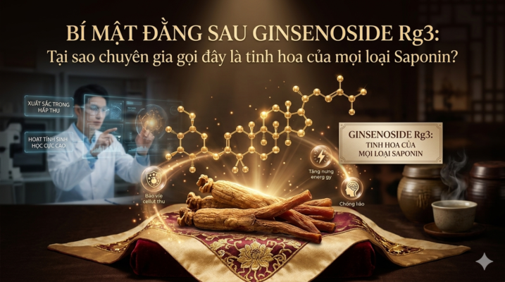 Bí mật đằng sau Ginsenoside Rg3: Tại sao chuyên gia gọi đây là tinh hoa của mọi loại Saponin?
