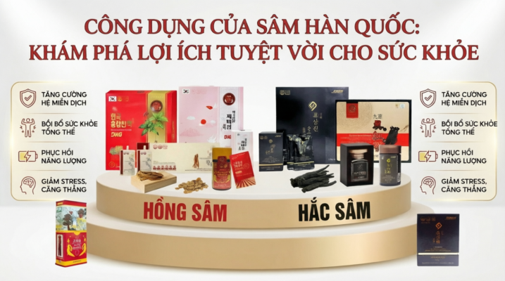 Công dụng của sâm Hàn Quốc: Khám phá lợi ích tuyệt vời cho sức khỏe