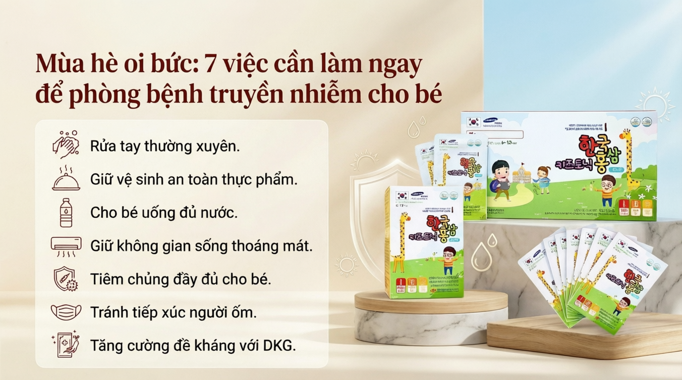 Những cách phòng bệnh truyền nhiễm cho bé trong mùa hè này! Những cách phòng bệnh truyền nhiễm cho bé trong mùa hè này!