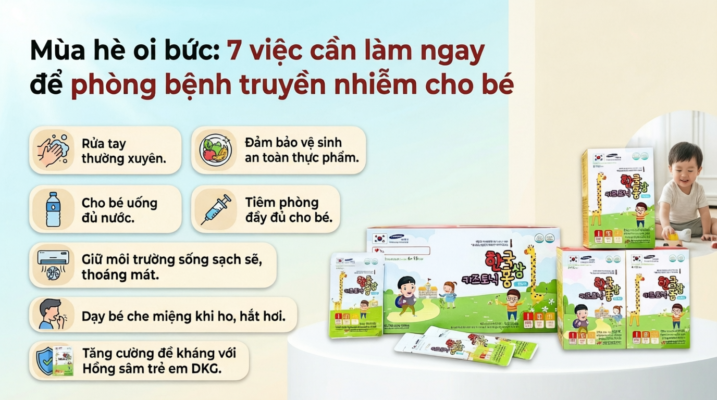 Đừng để con ốm mới lo! Chủ động phòng bệnh truyền nhiễm cho bé ngay!