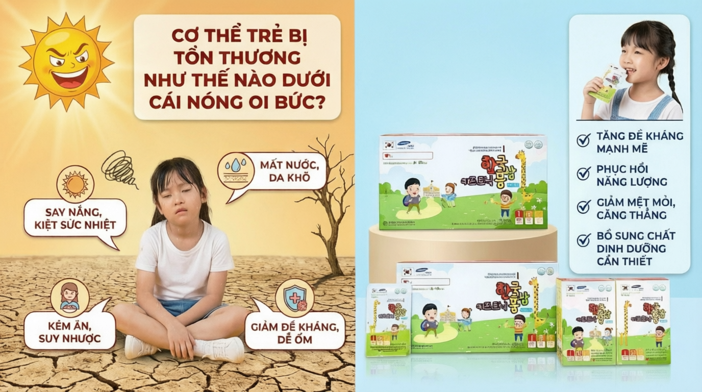 Trời nắng nóng, trẻ nhỏ bị tổn thương như thế nào? Trời nắng nóng, trẻ nhỏ bị tổn thương như thế nào?
