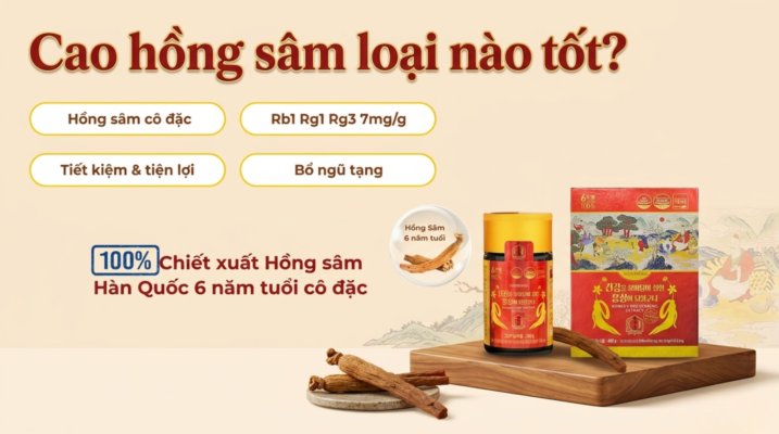 Cao hồng sâm loại nào tốt? Kinh nghiệm lựa chọn từ người dùng lâu năm